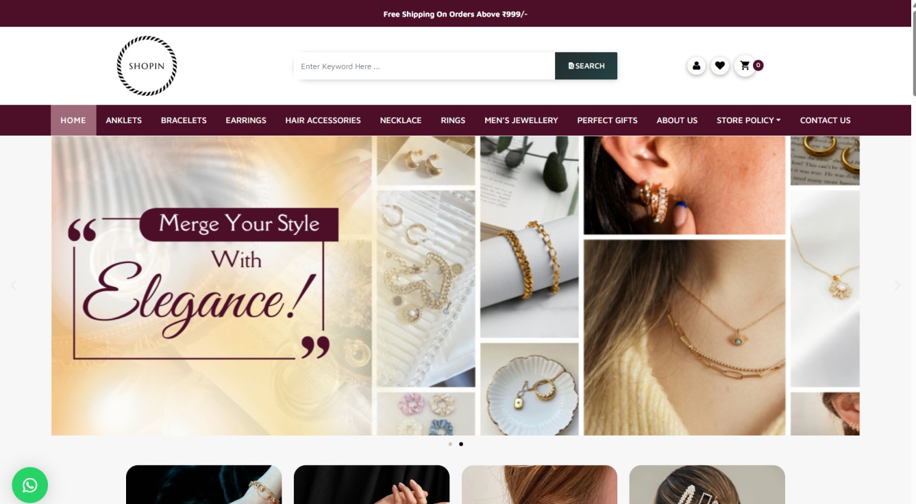 Shopping Website
