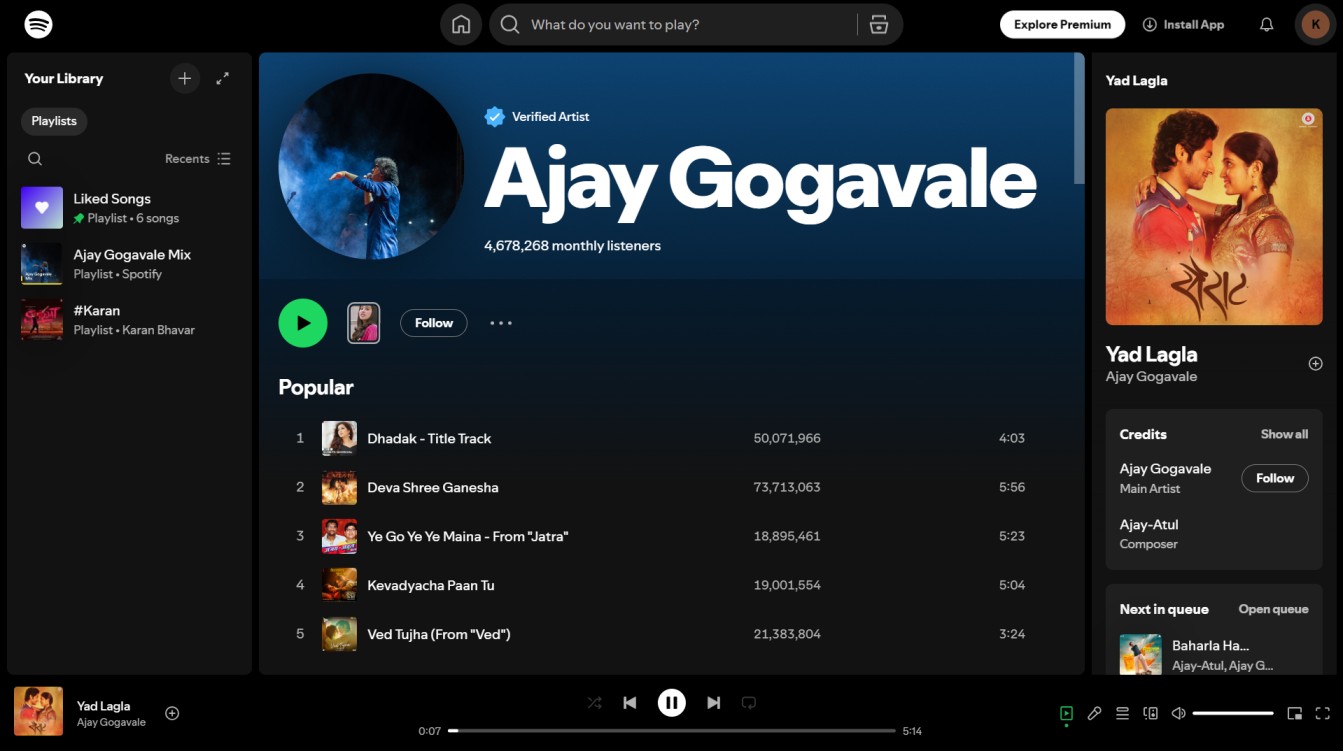 Spotify Clone
